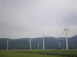 Wind farm in Shonai