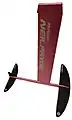 Windsurf Hydrofoil with Deep Tuttle Box fin system[clarification needed]