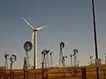 Windmills at American Wind Power Center in Lubbock