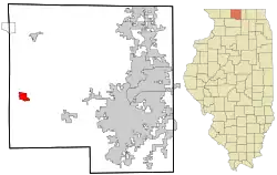 Location of Pecatonica