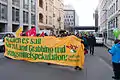 Protesters who say no to land grabbing and food speculation (Berlin, 2013)