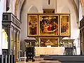 The altarpiece by Lucas Cranach the Elder and son Lucas Cranach the Younger.