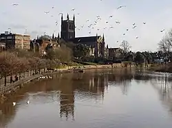 Worcester, the county town of Worcestershire