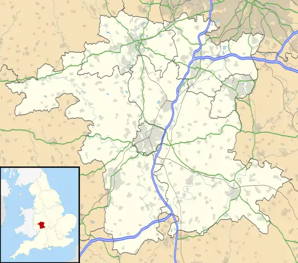 Cookley is located in Worcestershire