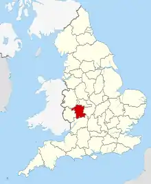 Worcestershire within England