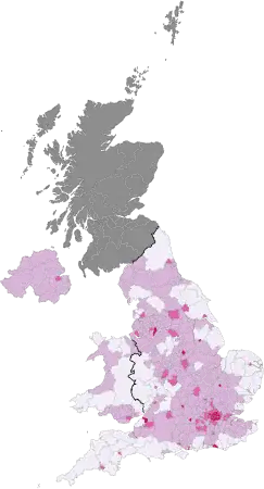 16 to 64 years old (working age).mw-parser-output .legend{page-break-inside:avoid;break-inside:avoid-column}.mw-parser-output .legend-color{display:inline-block;min-width:1.25em;height:1.25em;line-height:1.25;margin:1px 0;text-align:center;border:1px solid black;background-color:transparent;color:black}.mw-parser-output .legend-text{}&nbsp;&nbsp;Less than 60%.mw-parser-output .legend{page-break-inside:avoid;break-inside:avoid-column}.mw-parser-output .legend-color{display:inline-block;min-width:1.25em;height:1.25em;line-height:1.25;margin:1px 0;text-align:center;border:1px solid black;background-color:transparent;color:black}.mw-parser-output .legend-text{}&nbsp;&nbsp;60 to 65%.mw-parser-output .legend{page-break-inside:avoid;break-inside:avoid-column}.mw-parser-output .legend-color{display:inline-block;min-width:1.25em;height:1.25em;line-height:1.25;margin:1px 0;text-align:center;border:1px solid black;background-color:transparent;color:black}.mw-parser-output .legend-text{}&nbsp;&nbsp;65 to 70%.mw-parser-output .legend{page-break-inside:avoid;break-inside:avoid-column}.mw-parser-output .legend-color{display:inline-block;min-width:1.25em;height:1.25em;line-height:1.25;margin:1px 0;text-align:center;border:1px solid black;background-color:transparent;color:black}.mw-parser-output .legend-text{}&nbsp;&nbsp;Above 70%