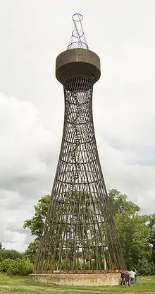The Shukhov Tower in Polibino in 2009.