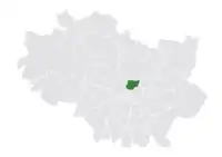 Location of Nadodrze in Wrocław