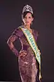 Kebaya as national costume representing Indonesia in beauty pageant (2012)