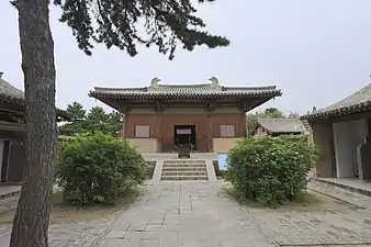 The main hall of the Nanchan Monastery (Wutai, Xinzhou, Shanxi, China), renovated in 782