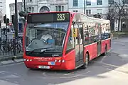 London United Optare Versa at Hammersmith bus station in February 2013.