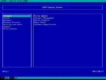 Text mode user interface