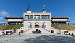 Main entrance in 2019