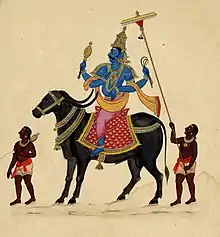 Image 61Yama with his famous Yama Pasha (from List of mythological objects)