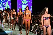 Image 14Swimwear presented during a final walk through at Miami Fashion Week (from Women's beachwear fashion)