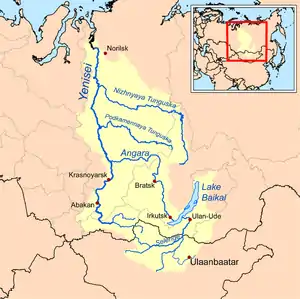 Yenisey basin