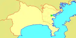 Location of Nishi in  Kanagawa