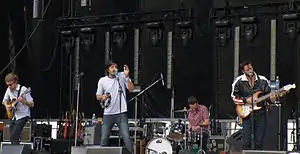 Young the Giant performing at Sasquatch 2011