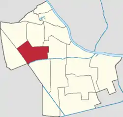 Location within Hexi District
