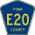 County Road E20 marker