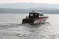 Zurigo commune police boat on Lake Zürich.