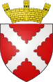 Żabbar (Città Hompesch). Gules a saltire engrailed Argent.