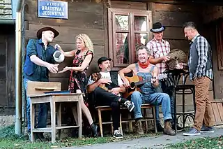 Zabranjeno pušenje in 2021 (left to right): Klo, Angie, Sejo, Trak, Toni, and Robi