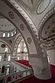 Zal Mahmut Pasha mosque interior view from first floor