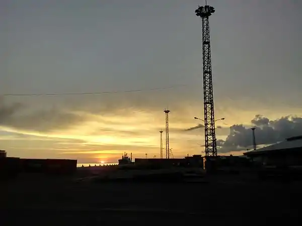 Zamboanga Port in Sunset