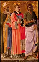 Saints Nicholas, Lawrence and John the Baptist, Hyde Collection, Glens Falls, New York