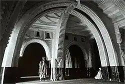 Interior of the ancient mosque in the city of Zaria