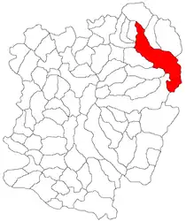 Location in Caraș-Severin County