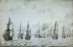 Battle at Dunkirk 19 February 1639