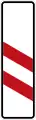 159: Two-stripe Beacon about 160m before Level Crossing (left)