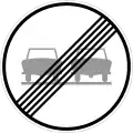 280: End of Overtaking prohibition