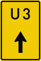 Diversion (straight ahead)