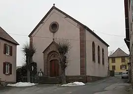 The church in Zeinheim