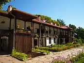 Courtyard and 19th-century residential buildings