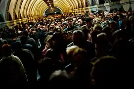 Zoloti Vorota subway station, Kyiv, 2007
