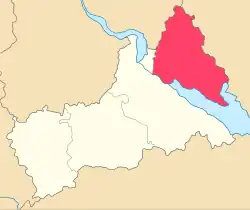 Raion location in Cherkasy Oblast