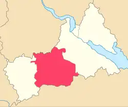 Raion location in Cherkasy Oblast
