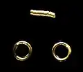 Gold rings and spiral