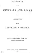 Catalogue of the Minerals and Rocks, etc. (1873).