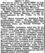 Krefft's November 1874damages action: Details of Krefft's physical evictionon 21 September 1874(b).0