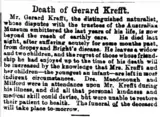 News Item,The Evening News,19 February 1881.