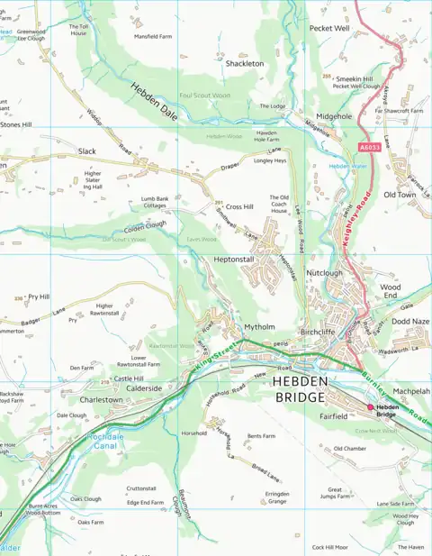 Murder of Lindsay Rimer is located in Hebden Bridge