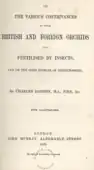 Fertilisation of Orchids (1862).