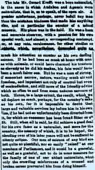 Krefft Obituary,Evening News,Sydney, 22 February 1881.