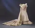 Court presentation dress and train, 1897