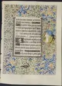 Leaf from a Book of Hours; circa 1460; ink, tempera and gold on vellum; leaf: 19.7 x 14.3&nbsp;cm; Cleveland Museum of Art